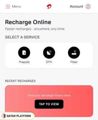 Steps to Airtel Recharge Online through Airtel website