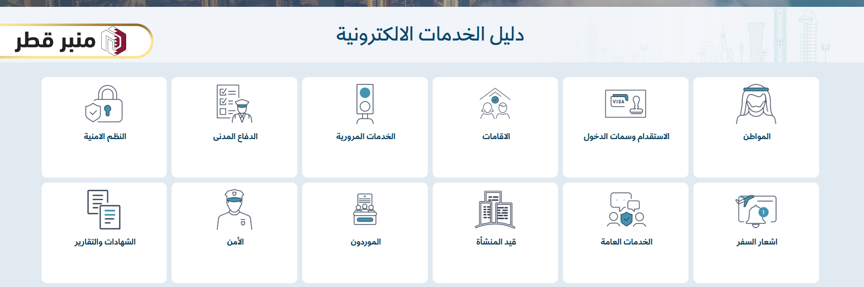طريقة طلب سمة دخول قطر